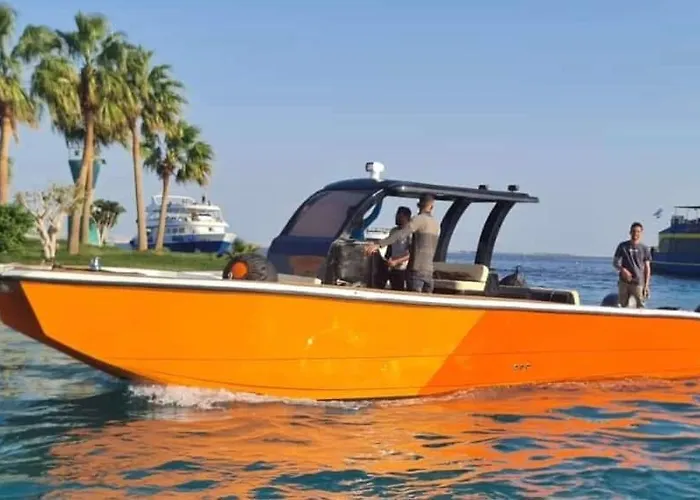 Botel Tai Speedboat Orange Bay Island- Paradis Island- Dolphin - Hula Hula Island - Magawish Island-etc Hurghada