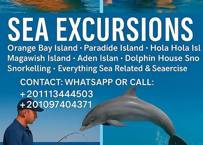 Tai Speedboat Orange Bay Island- Paradis Island- Dolphin - Hula Hula Island - Magawish Island-etc * Hurghada